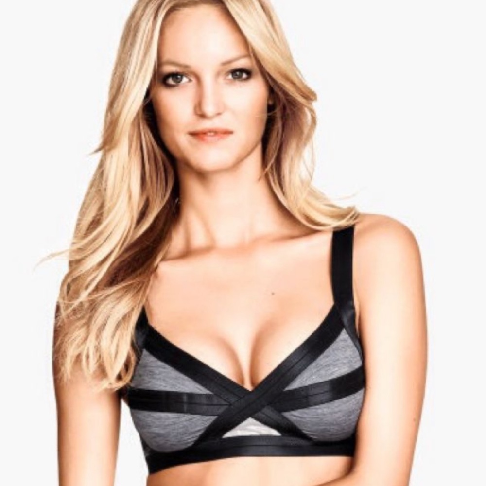 Herve Leger style bandage bikini top